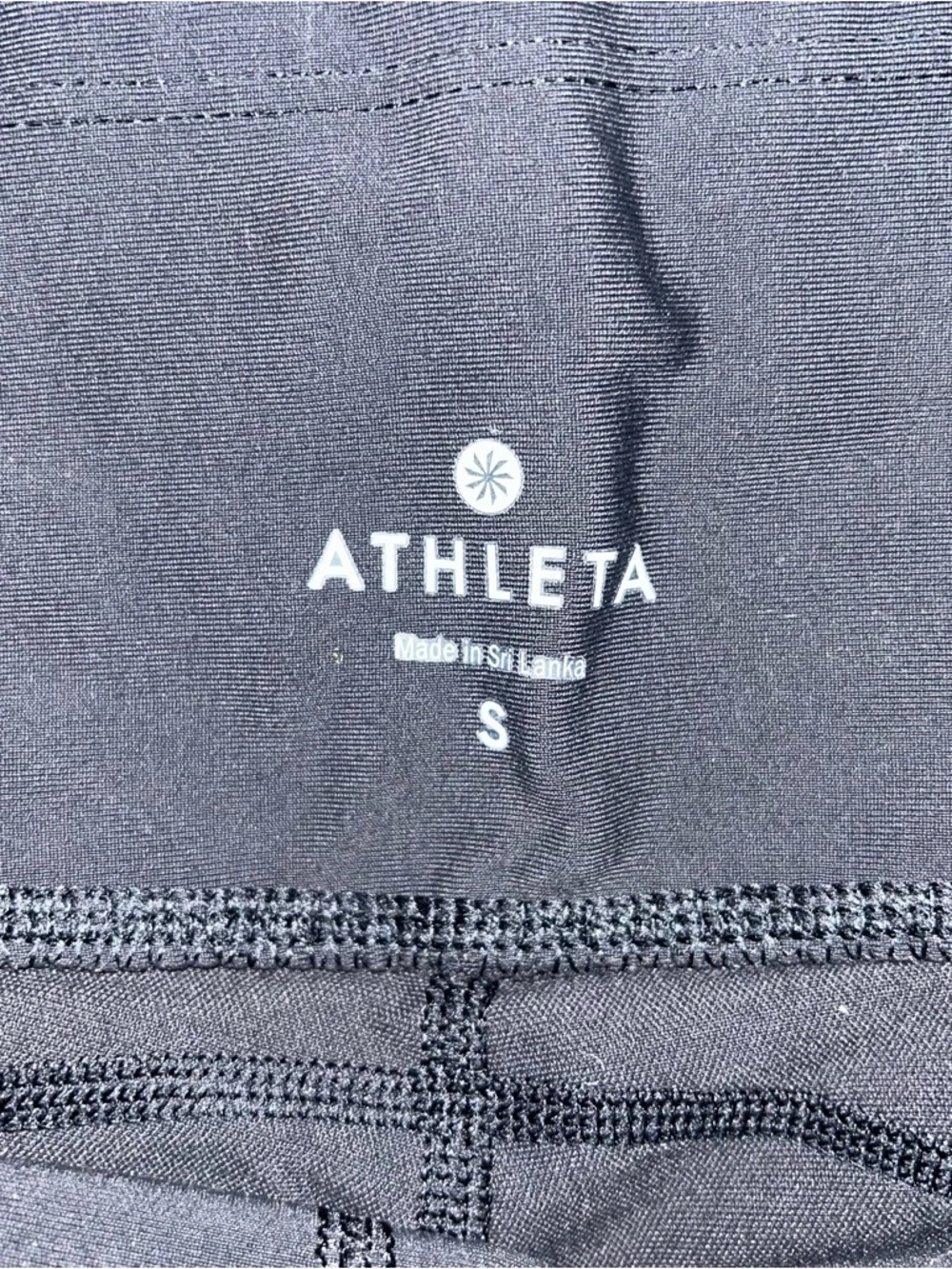 Athleta Black Women’s Performance Leggings. Full Length Size Small - Picture 3 of 8